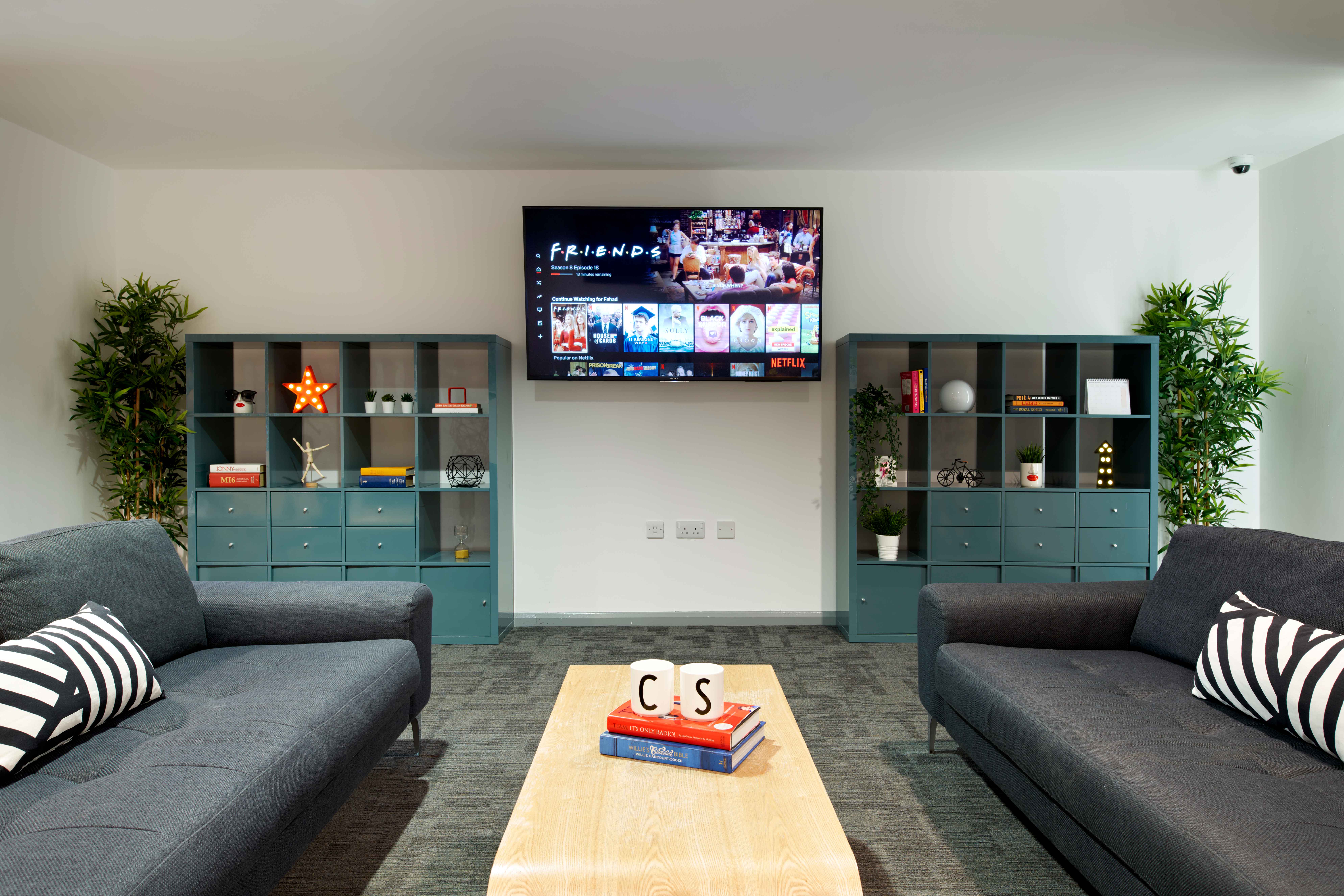 Southampton student accommodation tv area